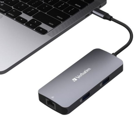 Verbatim Adapter Hub USB-C - HDMI/USB-C /Eternet/2xUSB-A 3.0 aluminium/aluminum 32150