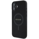Guess GUHMP16MPSAHMCK iPhone 16 Plus 6.7" czarny/black hardcase Saffiano Classic Logo MagSafe