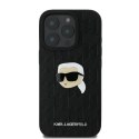 Karl Lagerfeld KLHCP16XPGKLKIPK iPhone 16 Pro Max 6.9" czarny/black hardcase Monogram Karl Head Pin