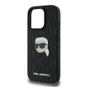 Karl Lagerfeld KLHCP16XPGKLKIPK iPhone 16 Pro Max 6.9" czarny/black hardcase Monogram Karl Head Pin