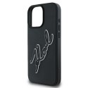 Karl Lagerfeld KLHCP16L3DRKSDLK iPhone 16 Pro 6.3" czarny/black hardcase 3D Rubber Bicolor Signature