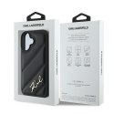 Karl Lagerfeld KLHCP16SPQDSMGK iPhone 16 6.1" czarny/black hardcase Quilted Signature