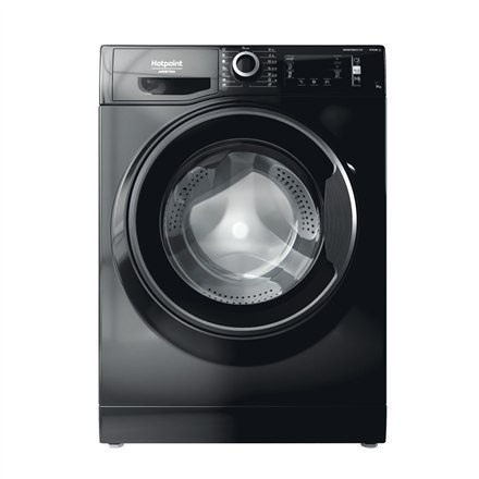 Hotpoint Washing machine NLCD 948 BS A EU, Front Loading, Energy Class A, Capacity 9 kg, Black