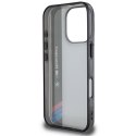 BMW BMHCP16L23HTFEG iPhone 16 Pro 6.3" szary/grey hardcase Motosport IML Vertical Stripe