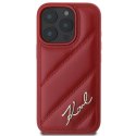 Karl Lagerfeld KLHCP16LPQDSMGR iPhone 16 Pro 6.3" czerwony/red hardcase Quilted Signature