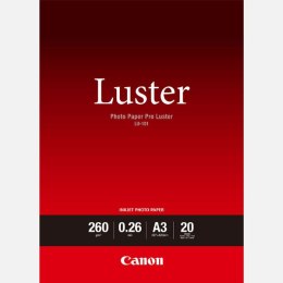 Canon LU-101 Photo Paper, foto papier, połysk, biały, A3, 260 g/m2, 20 szt., 6211B007, atrament