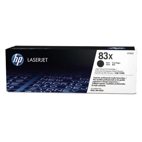HP oryginalny toner CF283X, black, 2200s, HP 83X, HP LaserJet Pro M201, M225, MFP M225dn, 830g, O