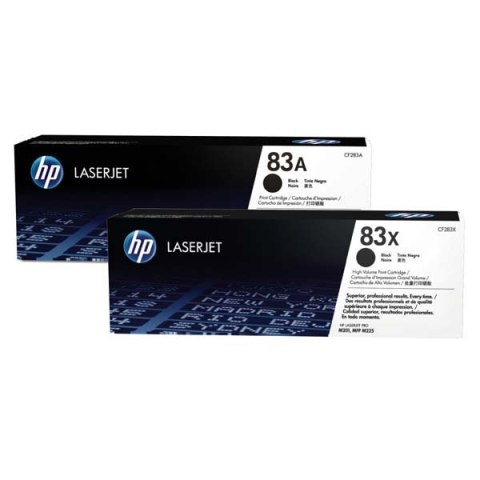 HP oryginalny toner CF283X, black, 2200s, HP 83X, HP LaserJet Pro M201, M225, MFP M225dn, 830g, O