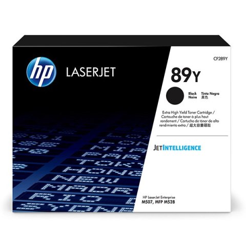 HP oryginalny toner CF289Y, black, 20000s, HP 89Y, extra duża pojemność, HP LaserJet Enterprise M507, MFP M528, O