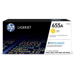 HP oryginalny toner CF452A, yellow, 10500s, HP 655A, HP Color LaserJet Enterprise M652dn,M652n,M653dh,M653, O