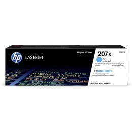 HP oryginalny toner W2211X, cyan, 2450s, HP 207X, HP Color LaserJet Pro M255, MFP M282, M283, O