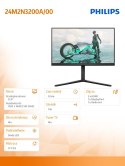 Monitor 24M2N3200A IPS 23.8 cala 180Hz HDMIx2 DP Pivot Głośniki