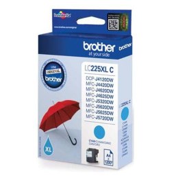 Brother oryginalny ink / tusz LC-225XLC, cyan, 1200s, Brother MFC-J4420DW, MFC-J4620DW