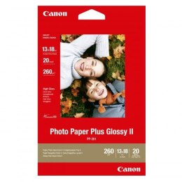 Canon Photo Paper Plus Glossy, foto papier, połysk, biały, 13x18cm, 5x7", 265 g/m2, 20 szt., PP-201 5x7, atrament