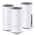 TP-LINK Wifi Mesh kit Deco E4(3-pack) 2.4GHz i 5GHz, access point, 1200Mbps, zintegrowana bateria anténa, 802.11ac, 3Pack, ISP, 