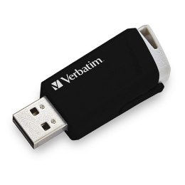 Verbatim USB flash disk, USB 3.0 (3.2 Gen 1), 32GB, Store N Click, czarny, 49307, USB A, z wysuwanym złączem