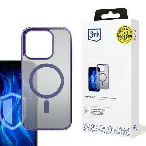 3MK Frosty MagCase iPhone 16 Pro Max fioletowy/purple