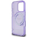 Guess GUHMP16LHFWFCU iPhone 16 Pro 6.3" fioletowy/purple hardcase IML Flowers Wreath MagSafe