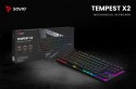 Klawiatura mechaniczna RGB Tempest X2 Outemu Red