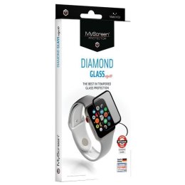 MS Diamond Glass Edge 3D 2.5D Apple Watch Ultra/Ultra 2 49mm srebrny/silver