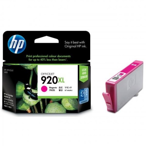 HP oryginalny ink / tusz CD973AE, HP 920XL, magenta, 700s, HP Officejet