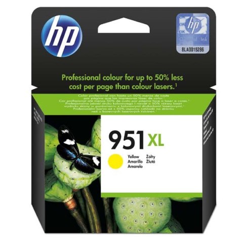 HP oryginalny ink / tusz CN048AE, HP 951XL, yellow, 1500s, 17ml, HP Officejet Pro 276dw, 8100 ePrinter,8620