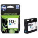 HP oryginalny ink / tusz CN054AE, HP 933XL, cyan, 825s, HP Officejet 6100, 6600, 6700, 7110, 7610, 7510