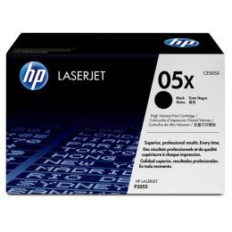 HP oryginalny toner CE505X, black, 6500s, HP 05X, high capacity, HP LaserJet P2055, O