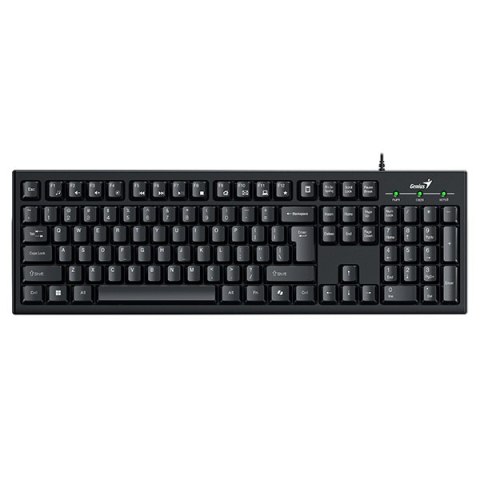 Genius Smart KB-100 COPILOT, klawiatura CZ/SK, klasyczna, przewodowa (USB), czarna