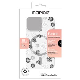 Incipio Forme MagSafe - Etui iPhone 16 Pro Max (Ditzy Floral Silver)