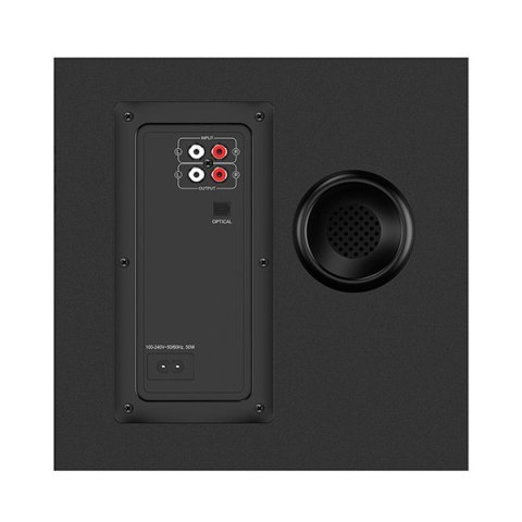 Genius głośniki SW-2.1 1850BT, 2.1, 50W, czarne, RCA vstup, Bluetooth 5.3