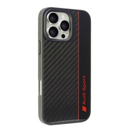 Audi Carbon Fiber Stripe iPhone 16 Pro Max 6.9