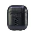 Audi Leather Big Logo AirPods 1/2 cover czarny/black AU-AP-GT/D3-BK
