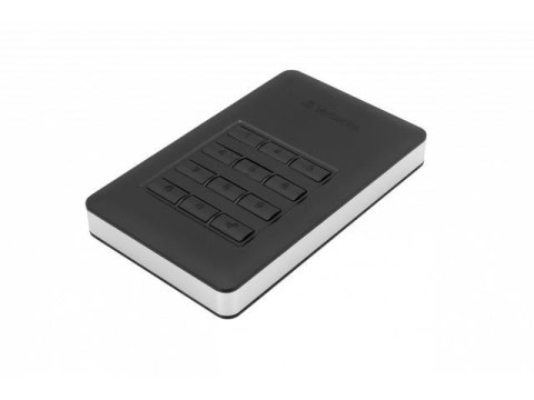 Dysk zewnętrzny Verbatim 2TB Secure 2,5" USB 3.1 czarny szyfrowany