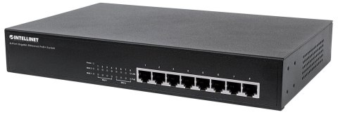 Switch niezarządzalny Intellinet 8x 10/100/1000 Mbps PoE+ 140W Rack 19"