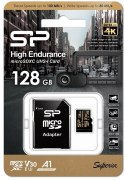 Karta pamięci microSDXC High Endurance 128GB V30 UHS-1 U3 A1 24/7 + ADAPTER microSD-SD