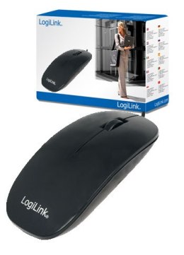 Mysz Przewodowa LOGILINK Slim Optical Mouse