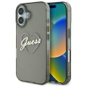 Guess GUHCP16MHCHGSPK iPhone 16 Plus 6.7" czarny/black hardcase IML Heart