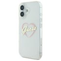 Guess GUHCP16SHCHGSPT iPhone 16 6.1" przeźroczysty/transparent hardcase IML Heart