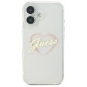 Guess GUHCP16SHCHGSPT iPhone 16 6.1" przeźroczysty/transparent hardcase IML Heart