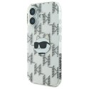 Karl Lagerfeld KLHCP16SHKLPCHT iPhone 16 6.1" przezroczysty/transparent hardcase IML Choupette Head Electroplated