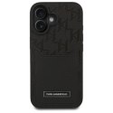 Karl Lagerfeld KLHCP16SPGKHPRPK iPhone 16 6.1" czarny/black hardcase Cardslots Monogram