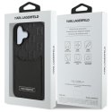 Karl Lagerfeld KLHCP16SPGKHPRPK iPhone 16 6.1" czarny/black hardcase Cardslots Monogram