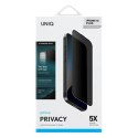 UNIQ Optix Privacy iPhone 16 Plus 6.7" prywatyzujące szkło hartowane z aplikatorem