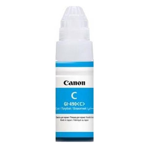 Canon oryginalny ink / tusz GI-490 C, cyan, 7000s, 70ml, 0664C001, Canon PIXMA G1400, G2400, G3400