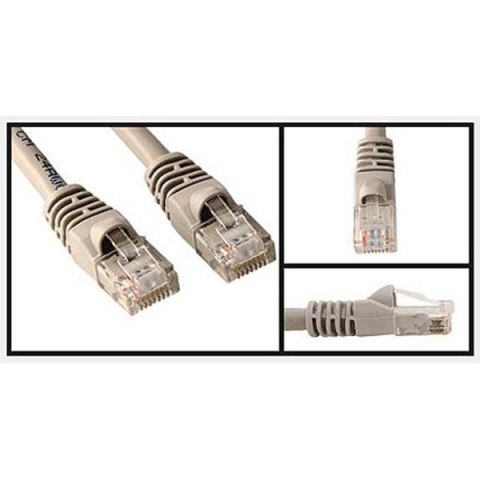 FTP patchcord, Cat.5e, RJ45 M-30m, chroniony, szary, economy