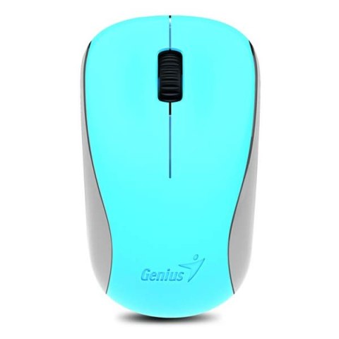 Genius Mysz NX-7000, 1200DPI, 2.4 [GHz], optyczna, 3kl., 1 scroll, bezprzewodowa, niebieska, Blue-Eye sensor