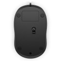 HP mysz X1000 Wired mouse, 1200DPI, optyczna, 3kl., 1 scroll, przewodowa USB, czarna, Microsoft Windows Vista/XP/7/8