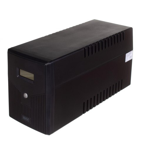 Zasilacz awaryjny UPS DIGITUS Line-Ineractive LCD 1500VA/900W, 2x12V/9Ah, AVR, 4x Schuko CEE 7/3, 2x RJ11, 1x USB 2.0 typ B