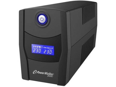 Zasilacz awaryjny UPS Power Walker Line-Interactive 600VA STL FR 2xPL USB RJ11/45 In/Out